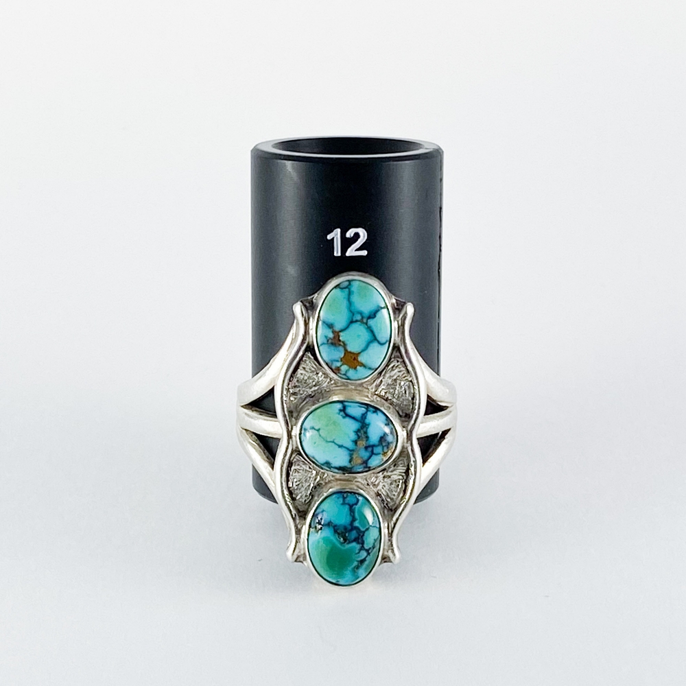 Kenneth Begay Number Eight turquoise ring 441 | ターコイズ・メンズ 