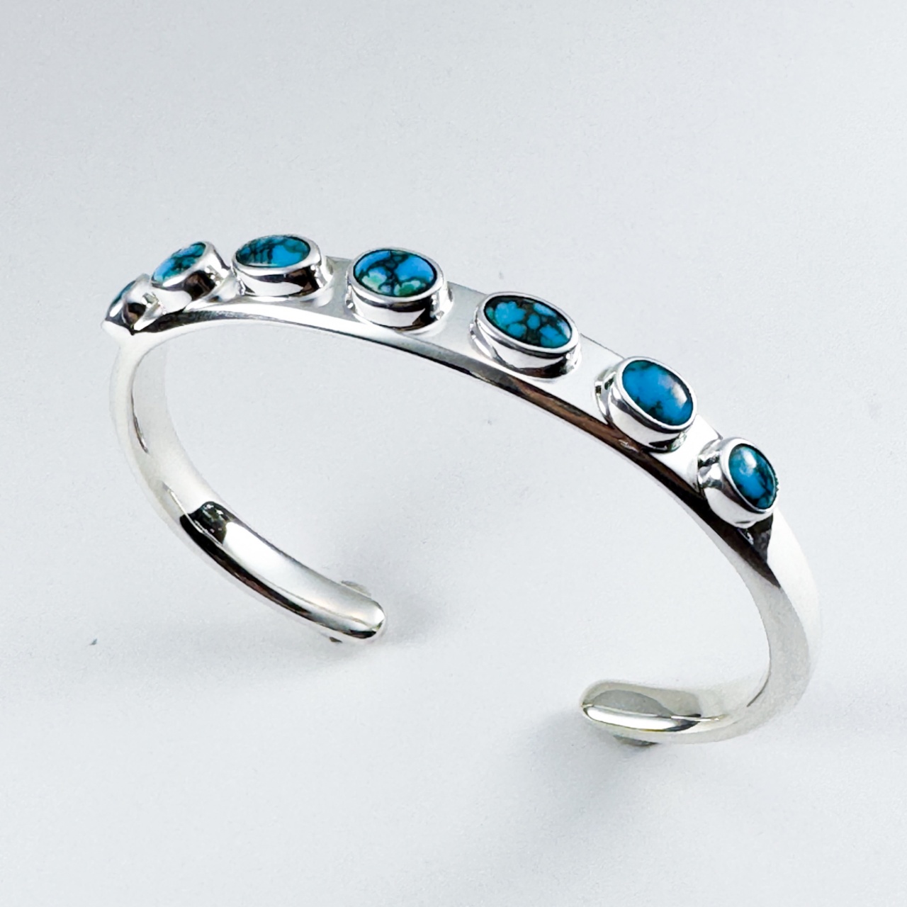 Number8 Silver Bangle 173 | ターコイズ・メンズシルバーアクセサリー