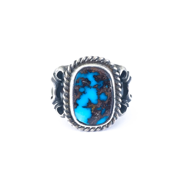 Persian Turquoise K18-bezel Original ring 275 | ターコイズ