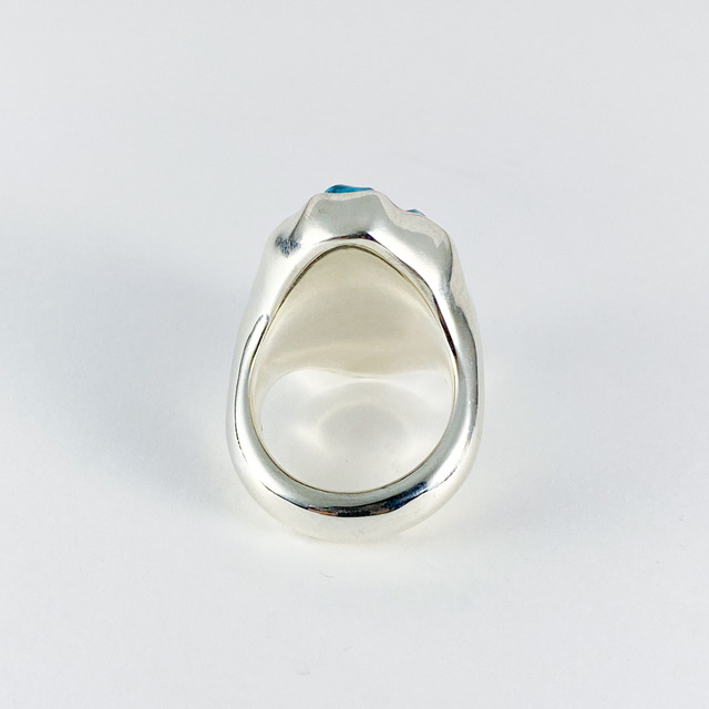 Lone Mt. silver Island ring 254 | ターコイズ・メンズシルバー