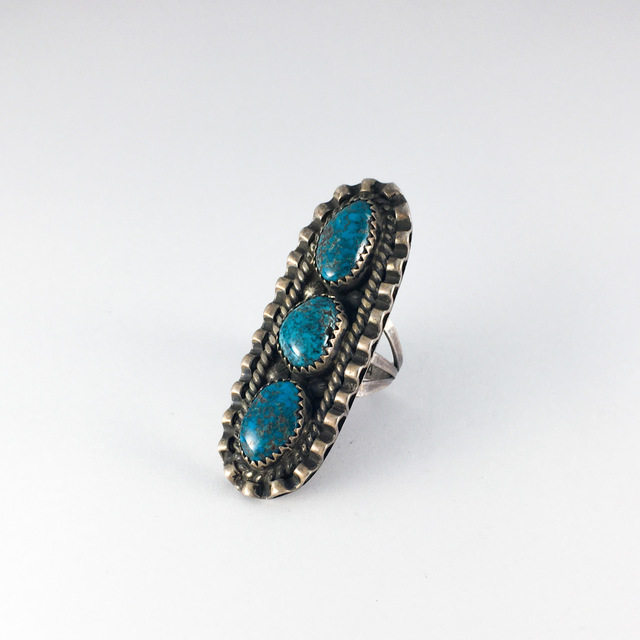 Vintage Indian Jewelry インディアンジュエリー ヴィンテージ Turquoise Ringターコイズリング